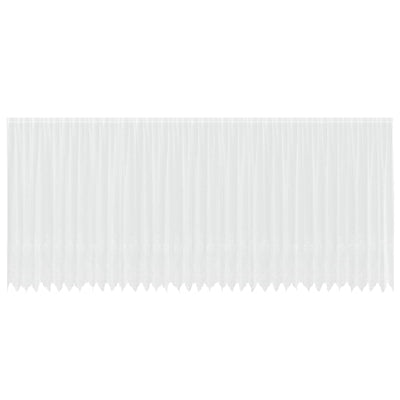Vidaxx rideau en dentelle avec rideaux blanc 900 x 240 cm polyester