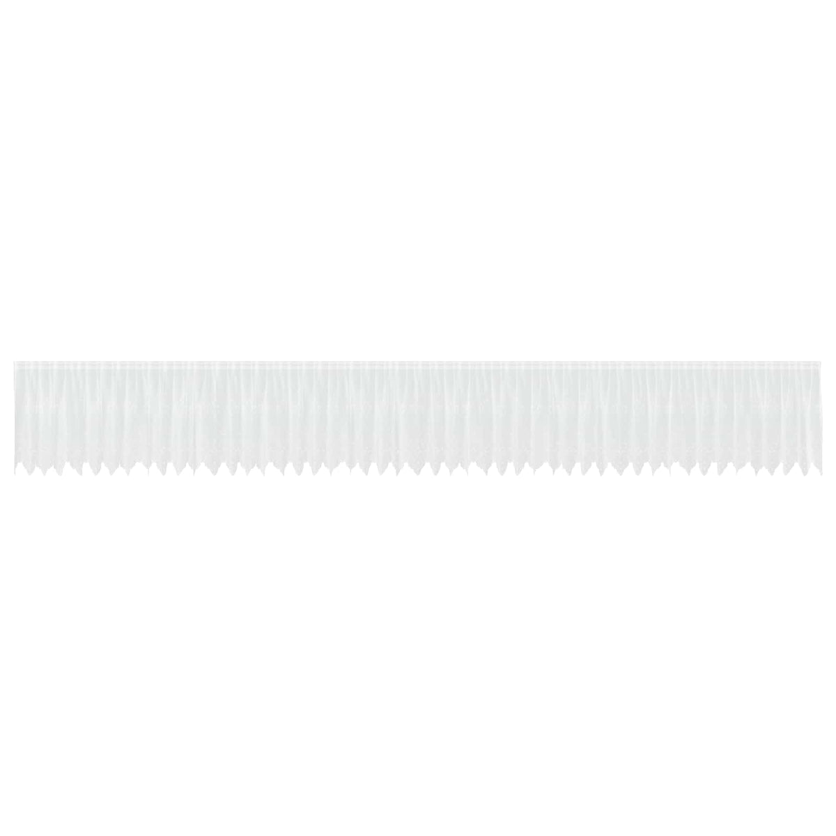 Vidaxx rideau en dentelle avec rideaux fleurs blanc 100 x 1200 cm polyester
