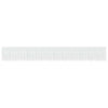 Vidaxx rideau en dentelle avec rideaux fleurs blanc 120 x 1200 cm polyester