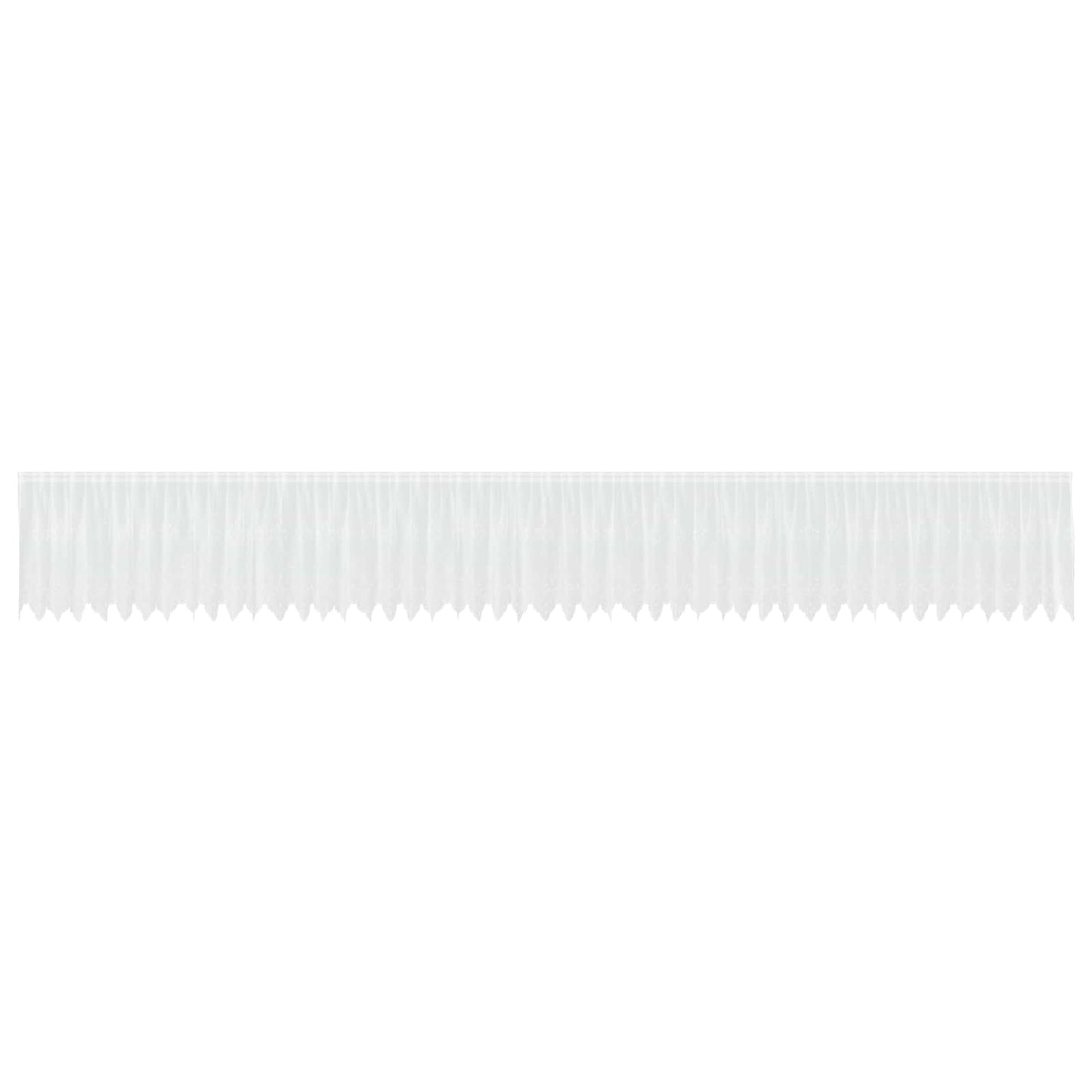 Vidaxx rideau en dentelle avec rideaux fleurs blanc 120 x 1200 cm polyester