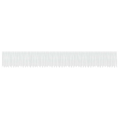 Vidaxx rideau en dentelle avec rideaux fleurs blanc 120 x 1200 cm polyester