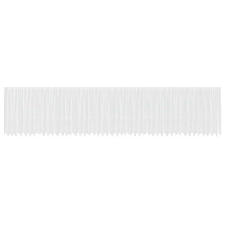 Vidaxx rideau en dentelle avec rideaux fleurs blanc 160 x 1200 cm polyester