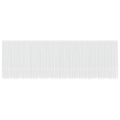 Vidaxx rideau en dentelle avec rideaux fleurs blanc 245 x 1200 cm polyester