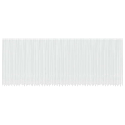 Vidaxx rideau en dentelle avec rideaux fleurs blanc 300 x 1200 cm polyester