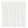 Vidaxx rideau en dentelle avec rideaux fleurs blanc 80 x 150 cm polyester