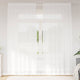 Vidaxx rideau en dentelle avec rideaux fleurs blanc 240 x 150 cm polyester