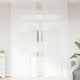 Vidaxx rideau en dentelle avec rideaux fleurs blanc 280 x 150 cm polyester