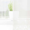 Vidaxx rideau en dentelle avec rideaux fleurs blanc 100 x 200 cm polyester