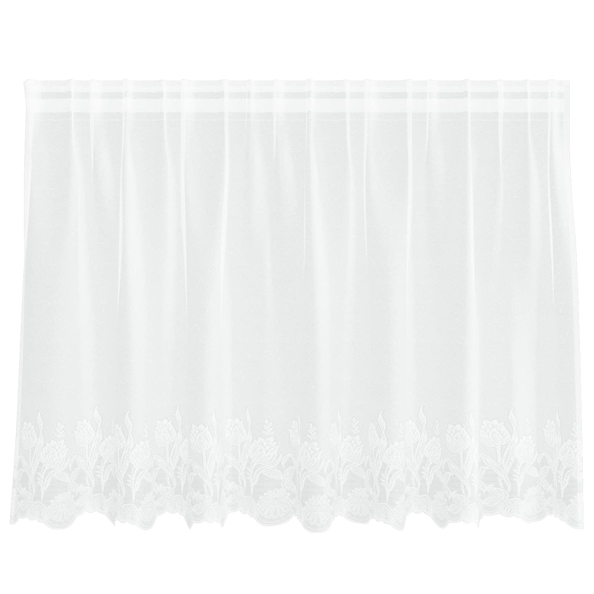 Vidaxx rideau en dentelle avec rideaux blanc 200 x 120 cm polyester