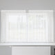 Vidaxx rideau en dentelle avec rideaux fleurs blanc 140 x 200 cm polyester