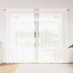 Vidaxx rideau en dentelle avec rideaux fleurs blanc 200 x 200 cm polyester