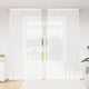 Vidaxx rideau en dentelle avec rideaux fleurs blanc 280 x 200 cm polyester