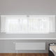 Vidaxx rideau en dentelle avec rideaux fleurs blanc 80 x 300 cm polyester