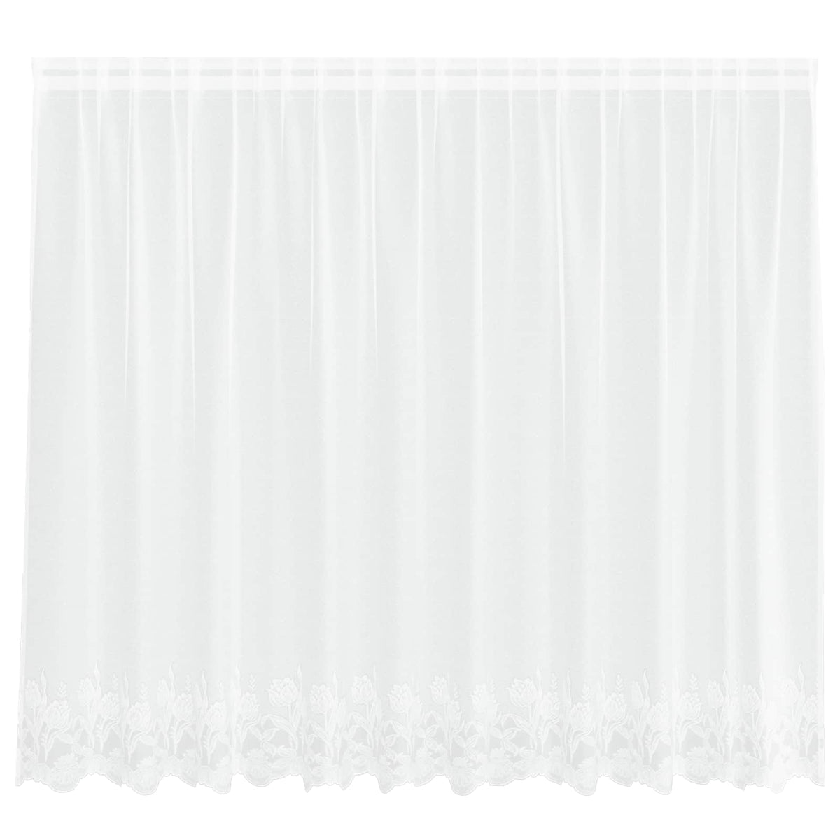 Vidaxx rideau en dentelle avec rideaux blanc 300 x 140 cm polyester