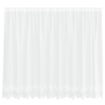 Vidaxx rideau en dentelle avec rideaux blanc 300 x 140 cm polyester