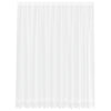 Vidaxx rideau en dentelle avec rideaux fleurs blanc 220 x 300 cm polyester
