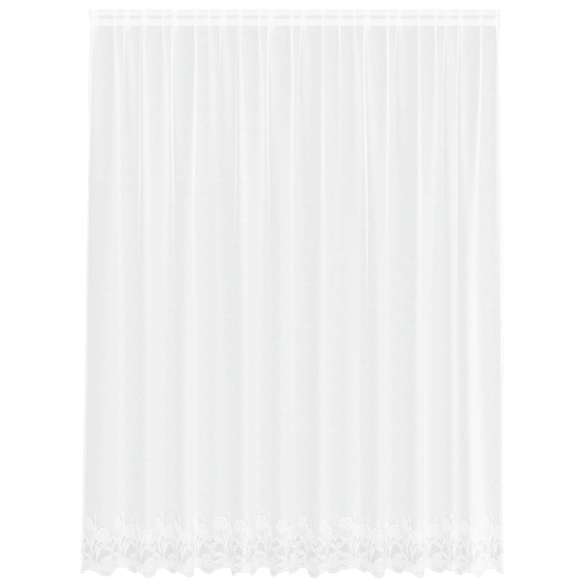 Vidaxx rideau en dentelle avec rideaux blanc 300 x 245 cm polyester