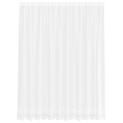 Vidaxx rideau en dentelle avec rideaux blanc 300 x 245 cm polyester