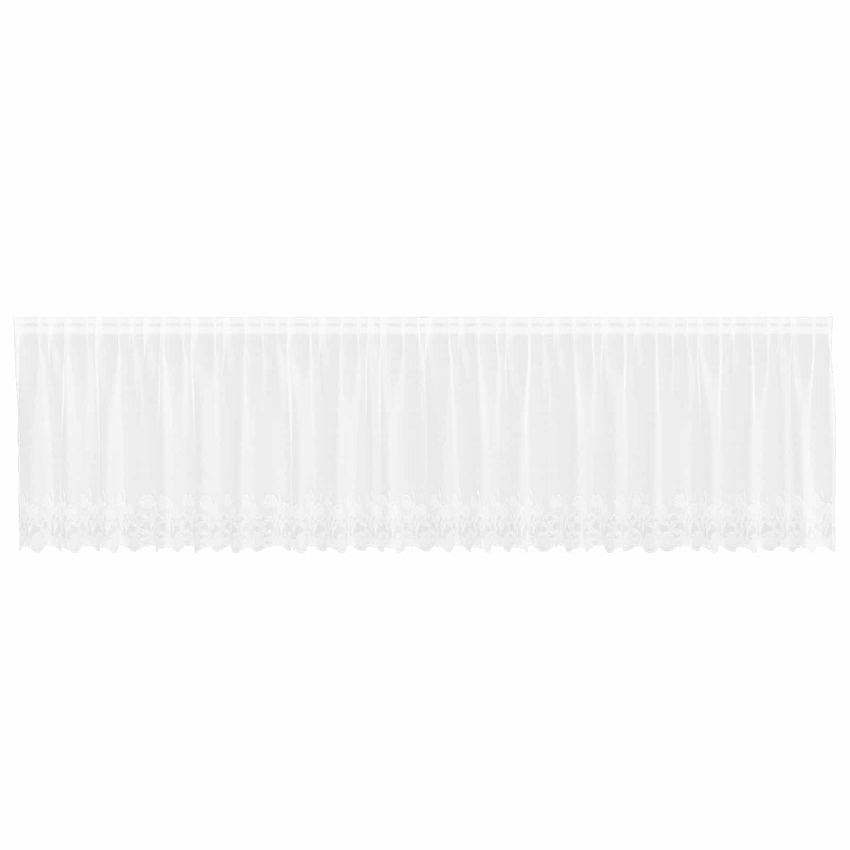 Vidaxx rideau en dentelle avec rideaux blanc 600 x 100 cm polyester