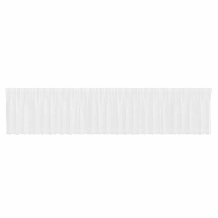 Vidaxx rideau en dentelle avec rideaux fleurs blanc 80 x 750 cm polyester