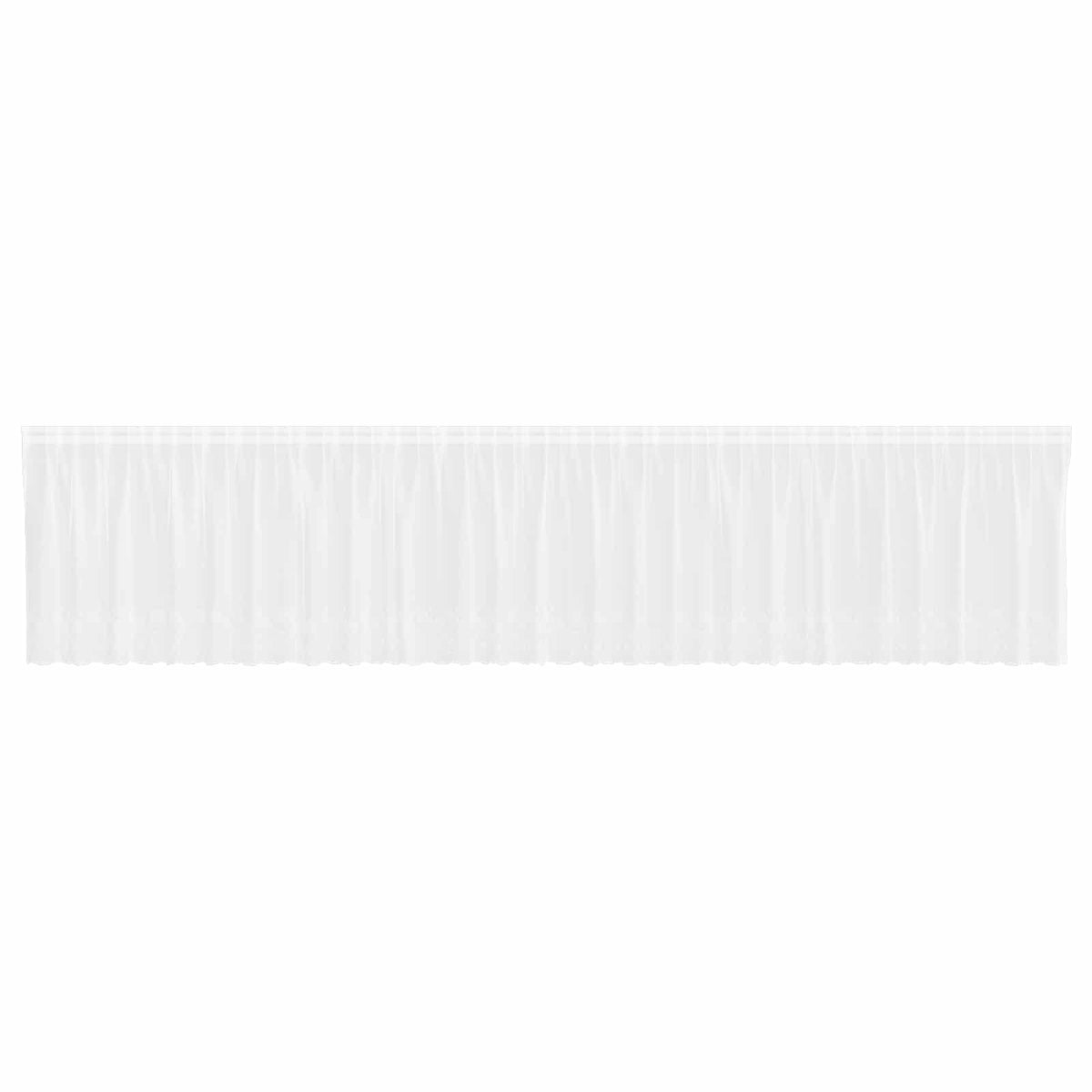 Vidaxx rideau en dentelle avec rideaux fleurs blanc 160 x 750 cm polyester