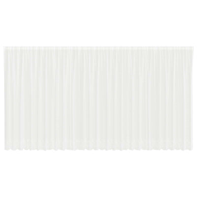 Vidaxx rideau en dentelle avec rideaux fleurs blanc 200 x 750 cm polyester