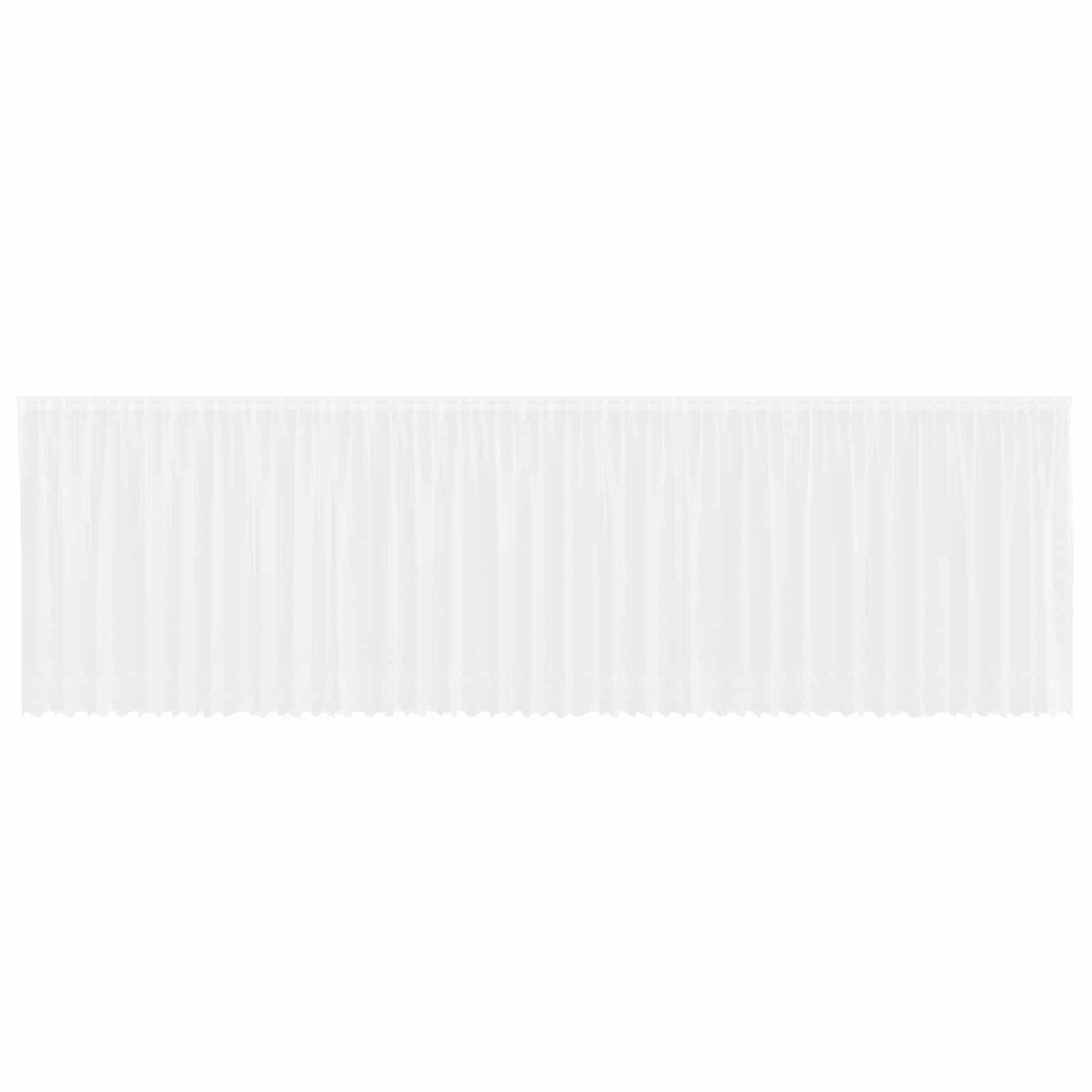 Vidaxx rideau en dentelle avec rideaux blanc 900 x 140 cm polyester