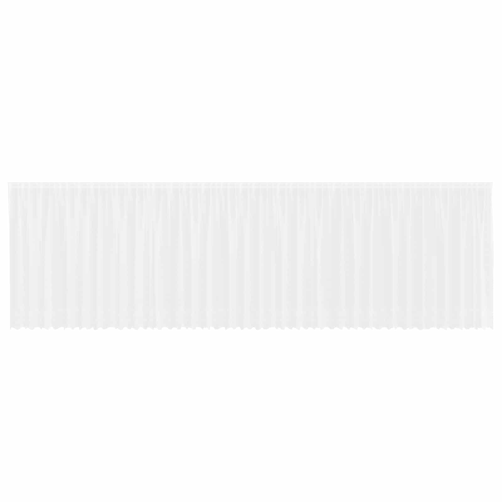 Vidaxx rideau en dentelle avec rideaux blanc 900 x 140 cm polyester