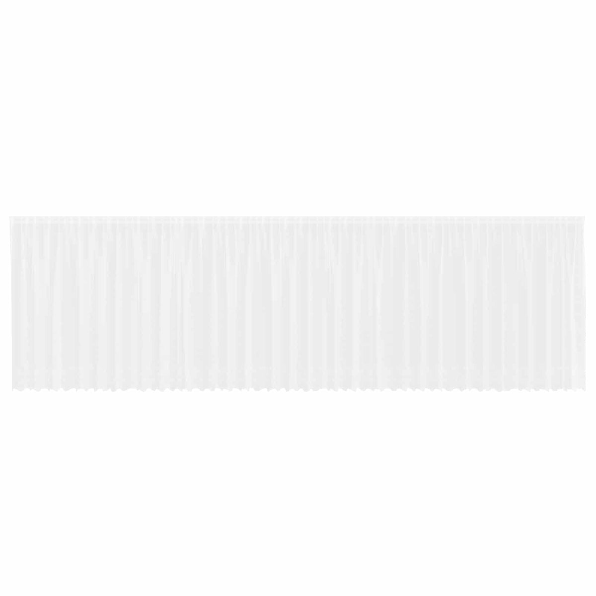 Vidaxx rideau en dentelle avec rideaux fleurs blanc 180 x 900 cm polyester