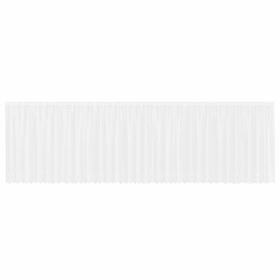 Vidaxx rideau en dentelle avec rideaux fleurs blanc 180 x 900 cm polyester
