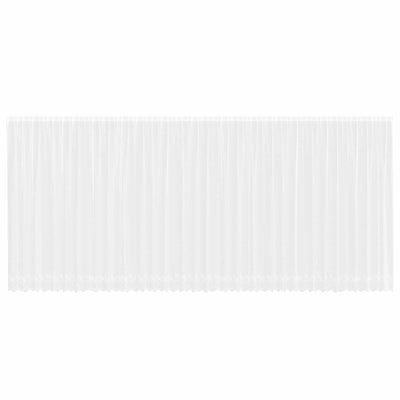 Vidaxx rideau en dentelle avec rideaux fleurs blanc 220 x 900 cm polyester