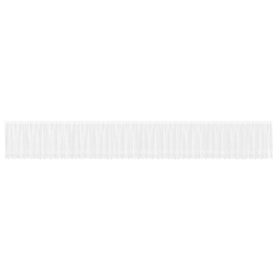 Vidaxx rideau en dentelle avec rideaux fleurs blanc 80 x 1200 cm polyester