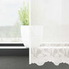 Vidaxx rideau en dentelle avec rideaux blanc 1200 x 140 cm polyester