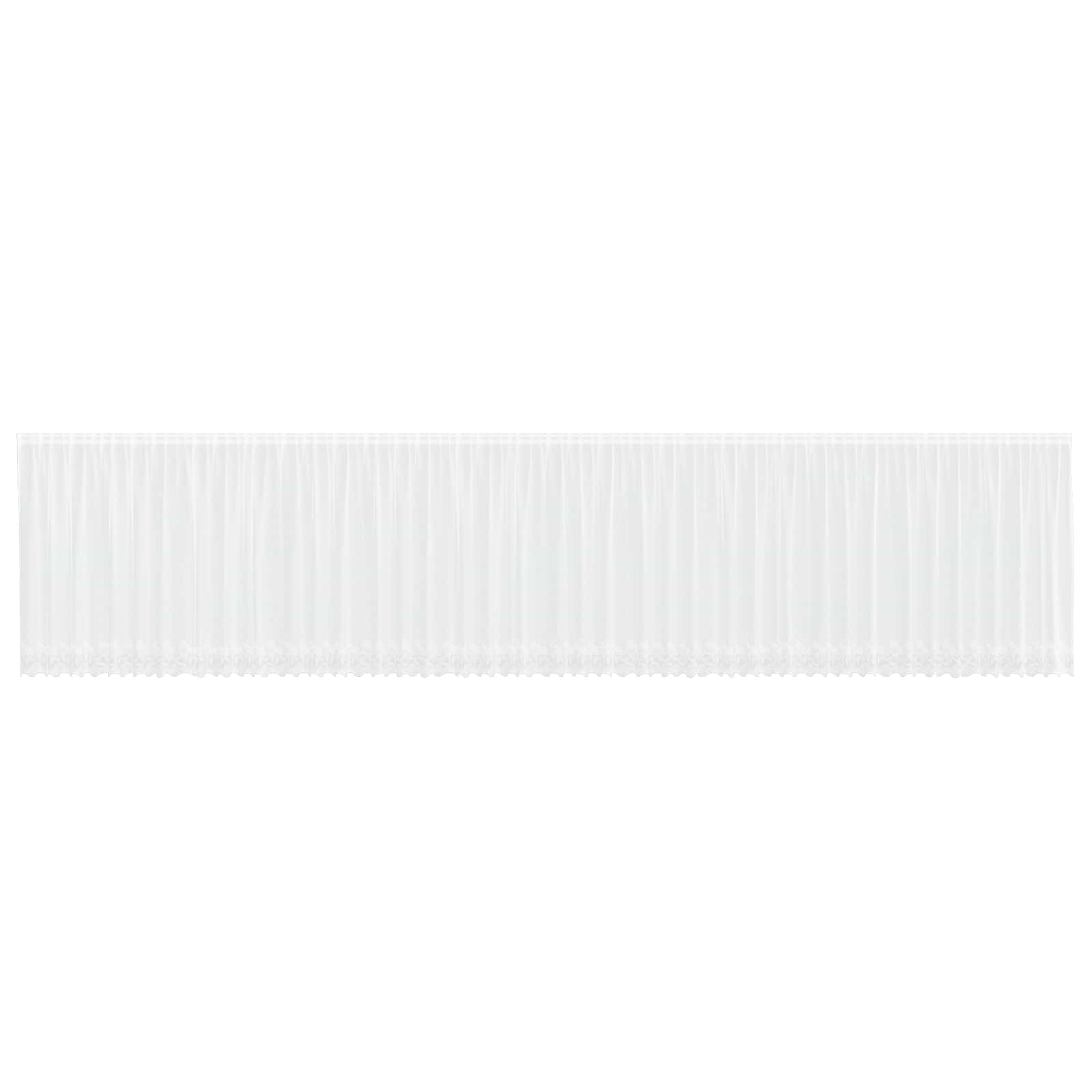 Vidaxx rideau en dentelle avec rideaux blanc 1200 x 140 cm polyester