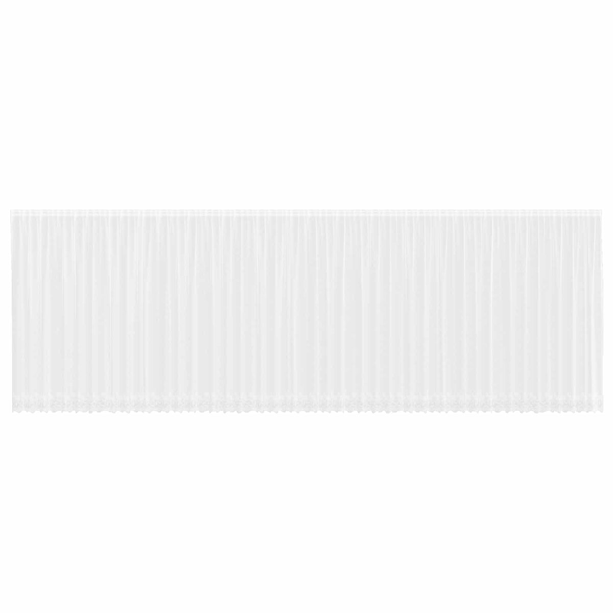 Vidaxx rideau en dentelle avec rideaux fleurs blanc 240 x 1200 cm polyester