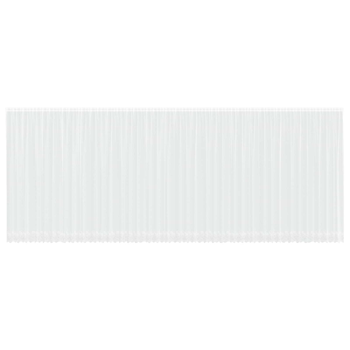 Vidaxx rideau en dentelle avec rideaux blanc 1200 x 280 cm polyester