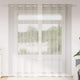 Vidaxl rideau en voile avec rideaux 2 pcs crème 260 x 140 cm polyester