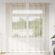 Vidaxl rideau en voile avec rideaux 2 pcs sable 245 x 140 cm polyester