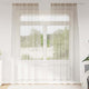 Vidaxl rideau en voile avec rideaux 2 pcs sable 225 x 140 cm polyester