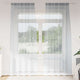 Vidaxx rideau en voile 2 pcs gris foncé 245 x 140 cm polyester