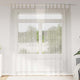 Vidaxl rideau en voile avec rideaux 2 pcs crème 245 x 140 cm polyester