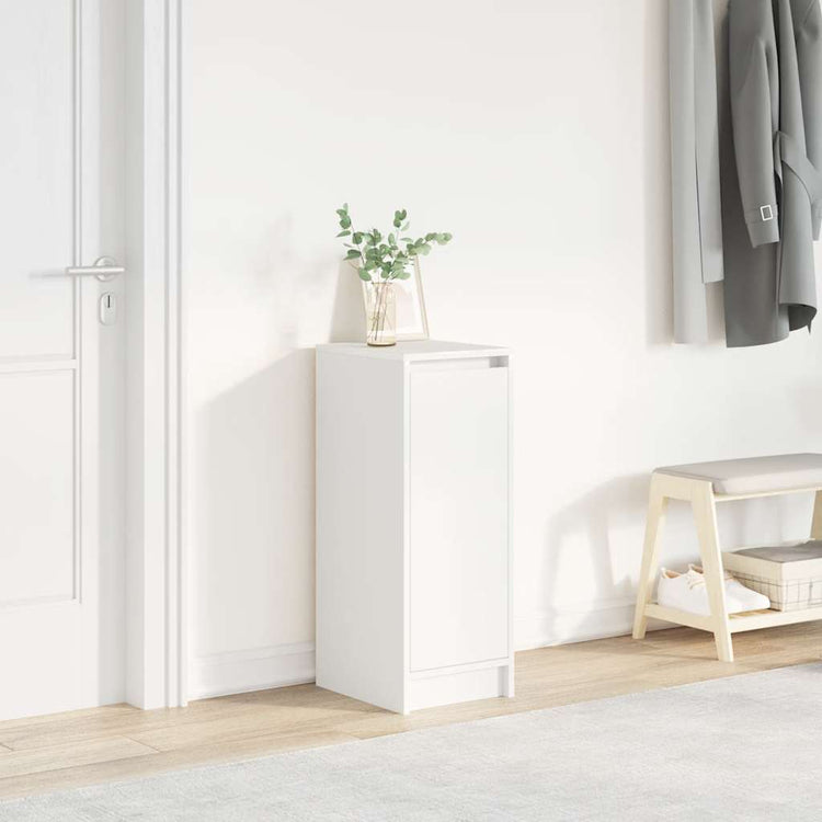 Vidaxx armoire à chaussures 29,5x34x76 cm bois d'ingénierie blanc