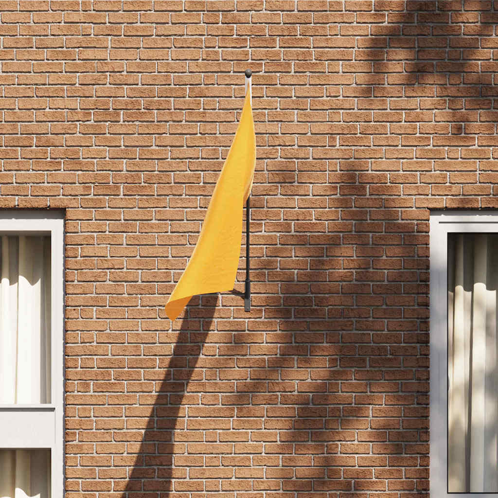 Vidaxxl support pour mât de drapeau noir 15 x 3 x 0,35 cm acier