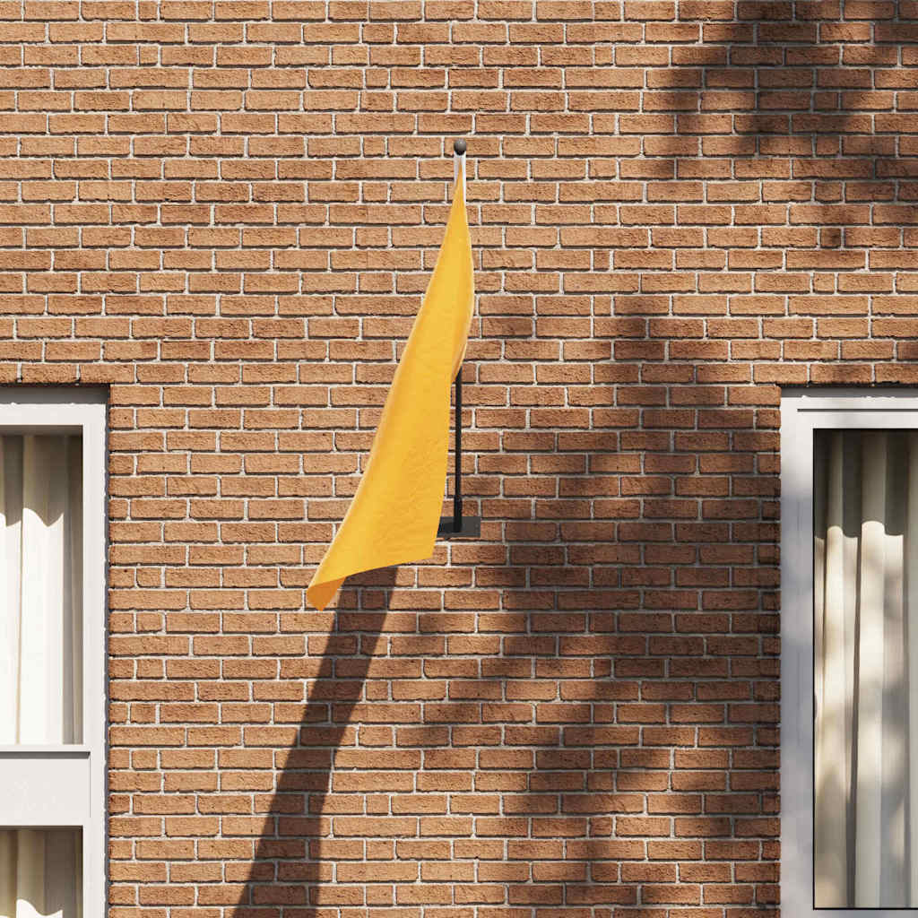 Vidaxxl support pour mât de drapeau noir 13 x 6 x 0,2 cm acier