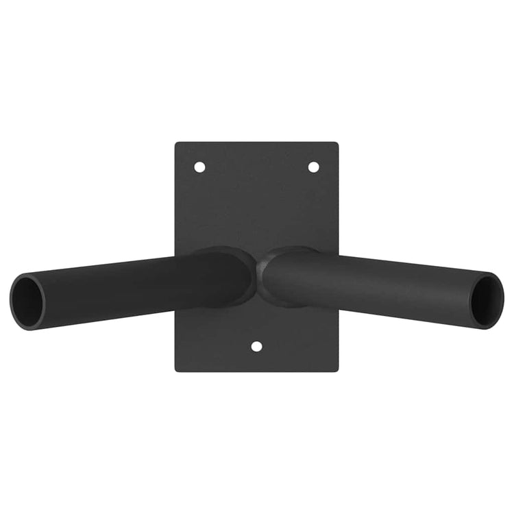 Vidaxxl support pour mât de drapeau noir 11,5 x 7,5 x 0,2 cm acier