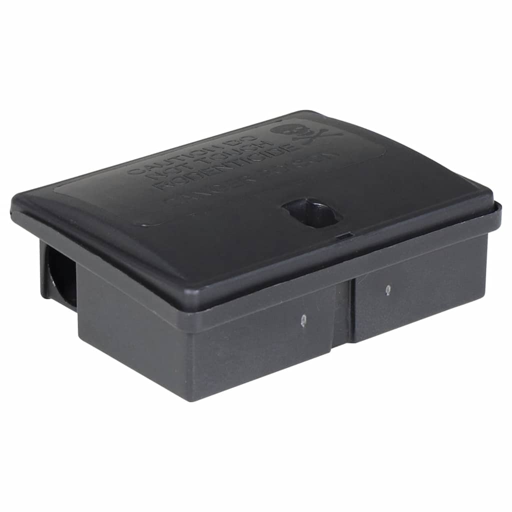 VidaXL pièges à souris 5 pcs 13x10x4 cm noir
