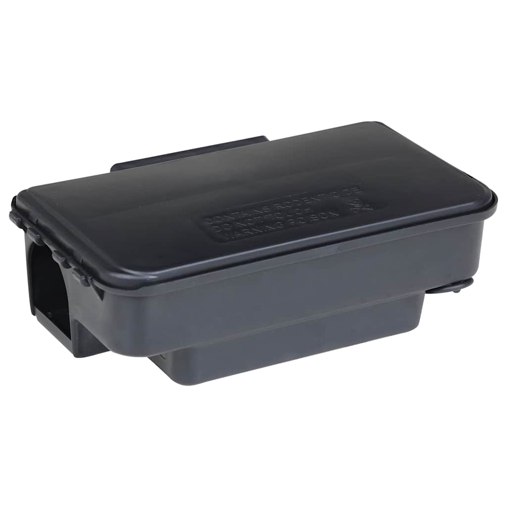 VidaXL pièges à souris 4 pcs 22x12,5x7,5 cm noir
