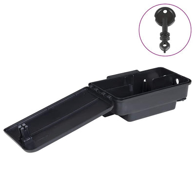 VidaXL pièges à souris 4 pcs 22x12,5x7,5 cm noir