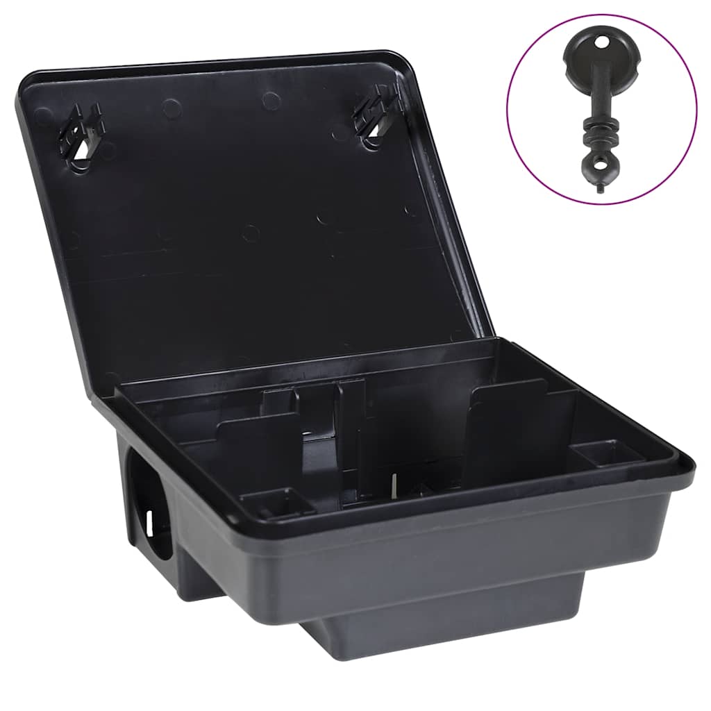 Vidaxx pièges à souris 6 pcs 23x19x9,5 cm noir