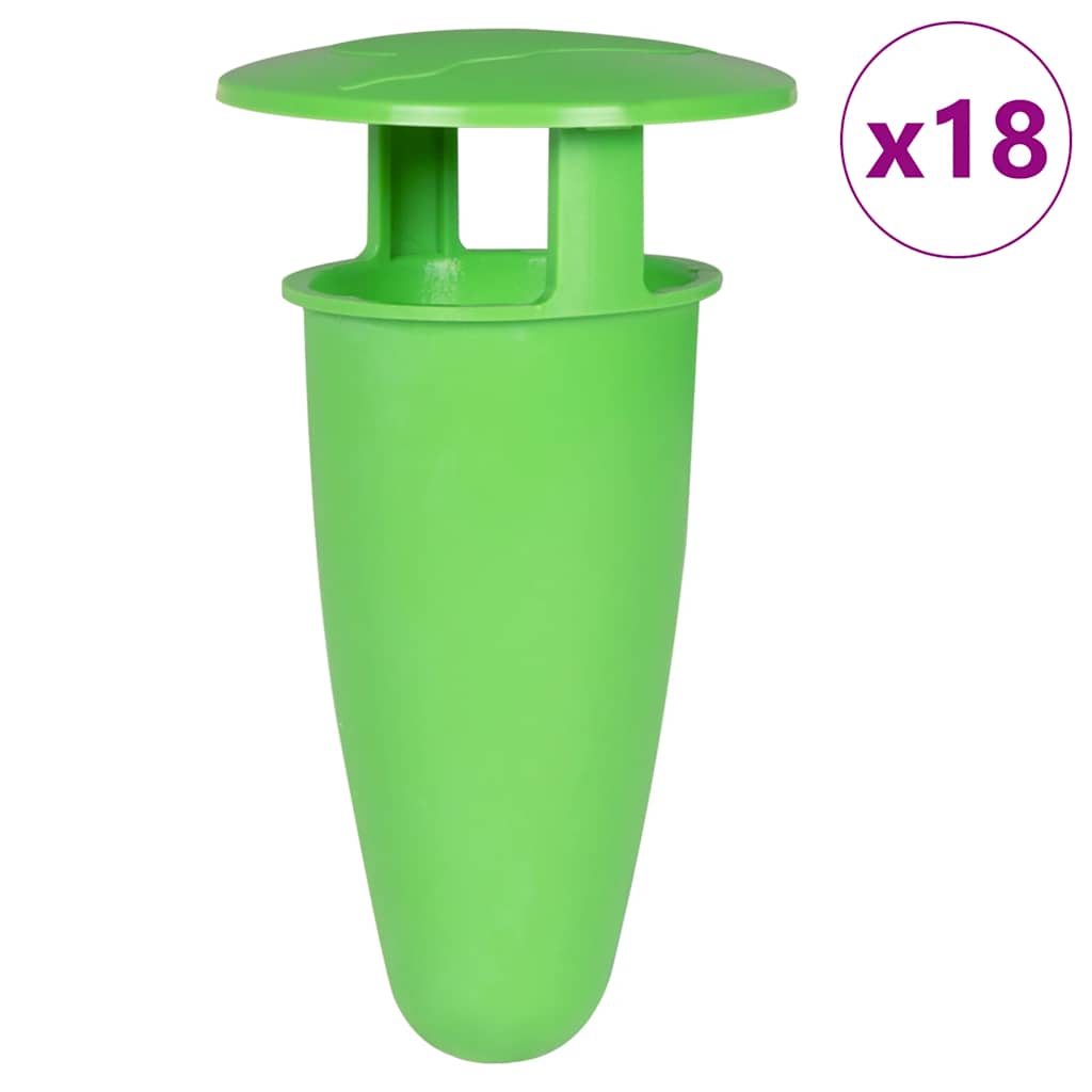 VidaXL pièges à escargots 18 pcs vert